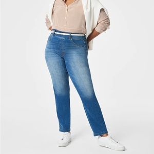 NWT SPANX Straight Leg Jeans - Sz med